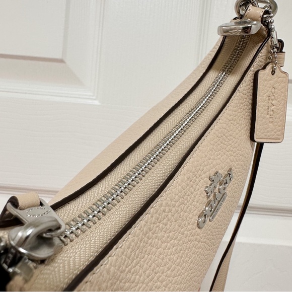 Coach Teri Refined Pebble Leather Convertible Strap Shoulder Bag - Picture 10 of 17